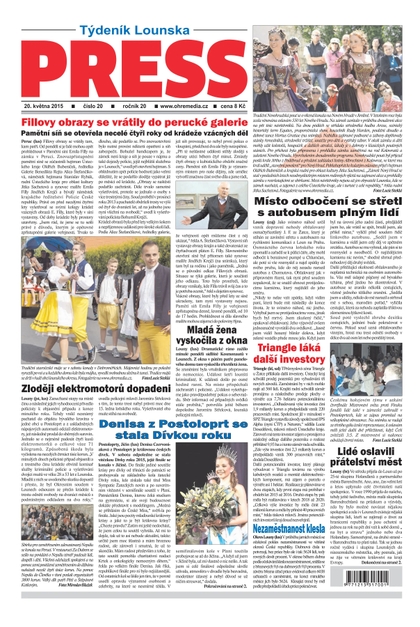 E-magazín Lounský press 20/2015 - Ohře Media
