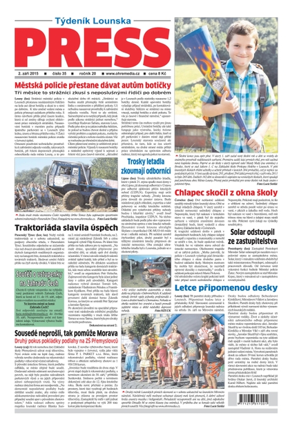 E-magazín Lounský press 35/2015 - Ohře Media