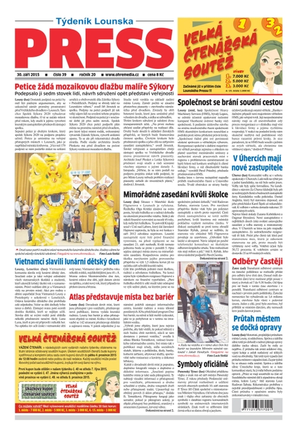 E-magazín Lounský press 39/2015 - Ohře Media