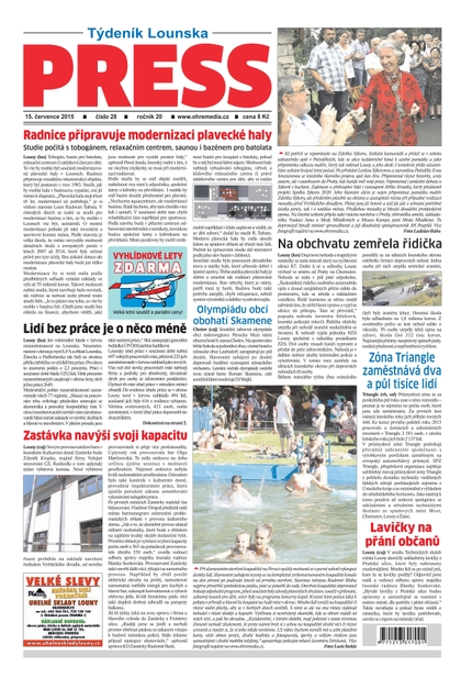E-magazín Lounský press 28/2015 - Ohře Media