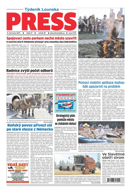 E-magazín Lounský press 27/2015 - Ohře Media