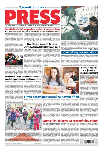 E-magazín Lounský press 16/2015 - Ohře Media
