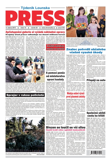 E-magazín Lounský press 14/2015 - Ohře Media
