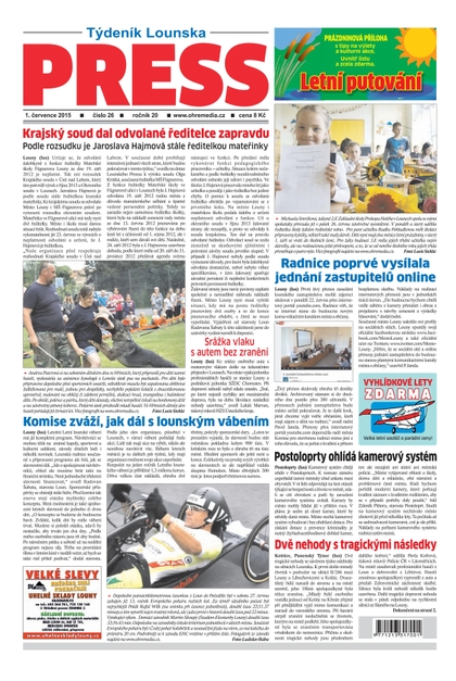 E-magazín Lounský press 26/2015 - Ohře Media