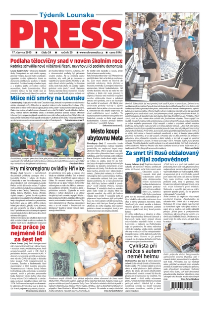 E-magazín Lounský press 24/2015 - Ohře Media