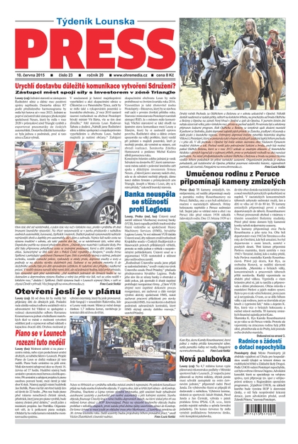 E-magazín Lounský press 23/2015 - Ohře Media