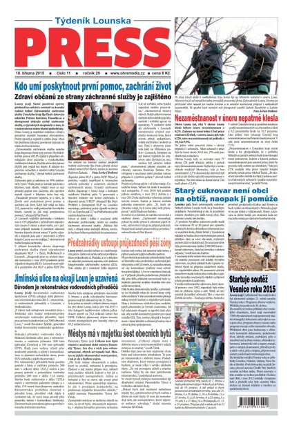 E-magazín Lounský press 11/2015 - Ohře Media