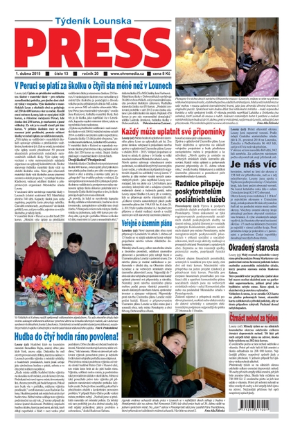 E-magazín Lounský press 13/2015 - Ohře Media