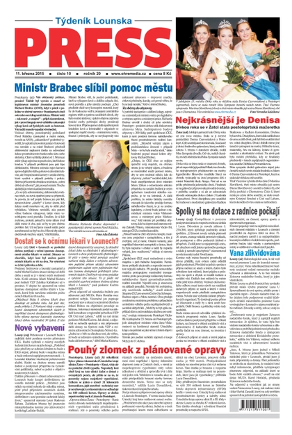 E-magazín Lounský press 10/2015 - Ohře Media