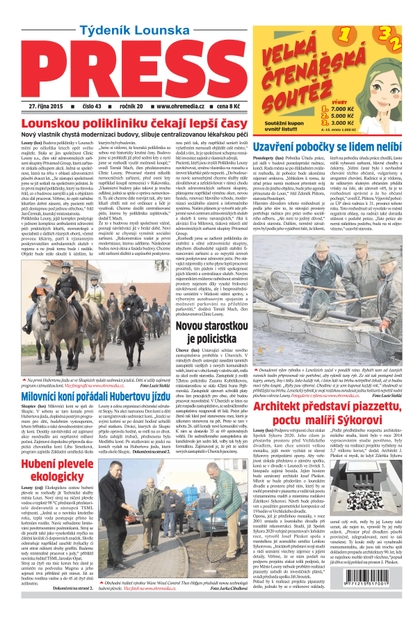 E-magazín Lounský press 43/2015 - Ohře Media