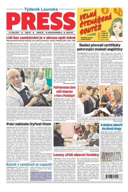 E-magazín Lounský press 42/2015 - Ohře Media