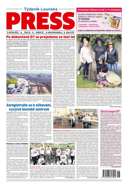 E-magazín Lounský press 18/2021 - Ohře Media