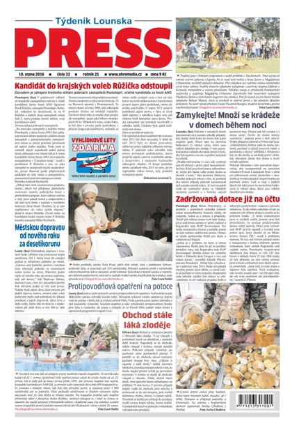 E-magazín Lounský press 32/2016 - Ohře Media