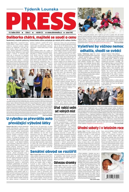 E-magazín Lounský press 2/2016 - Ohře Media
