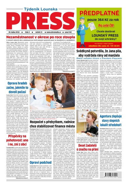 E-magazín Lounský press 3/2016 - Ohře Media