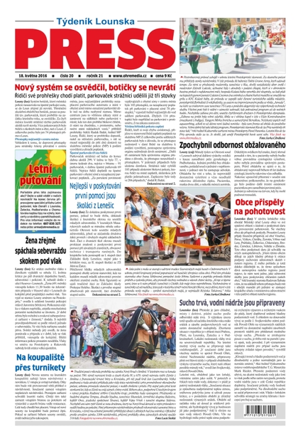 E-magazín Lounský press 20/2016 - Ohře Media