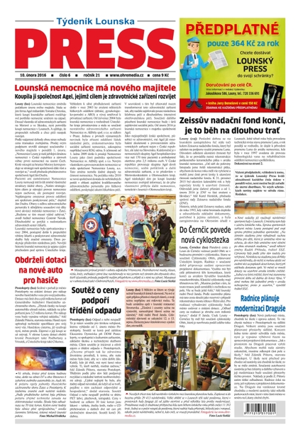E-magazín Lounský press 6/2016 - Ohře Media