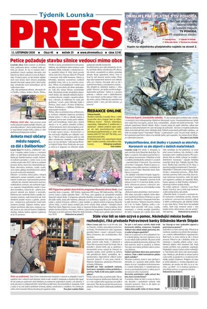 E-magazín Lounský press 45/2020 - Ohře Media