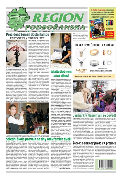 E-magazín Region Podbořanska 49/2015 - Ohře Media