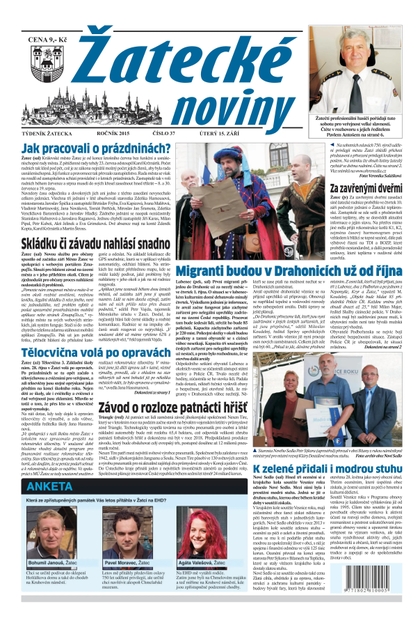 E-magazín Žatecké noviny 37/2015 - Ohře Media