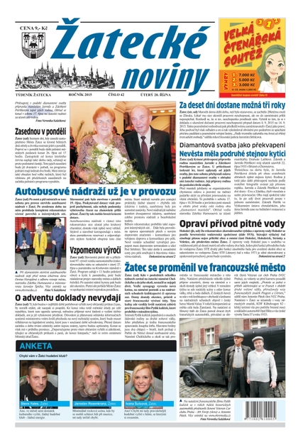 E-magazín Žatecké noviny 42/2015 - Ohře Media