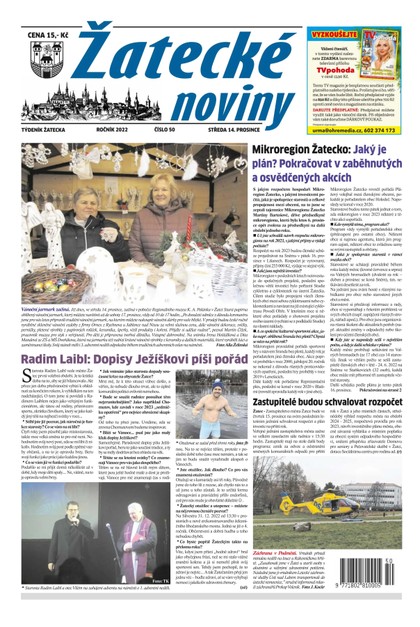 E-magazín Žatecké noviny 50/2022 - Ohře Media