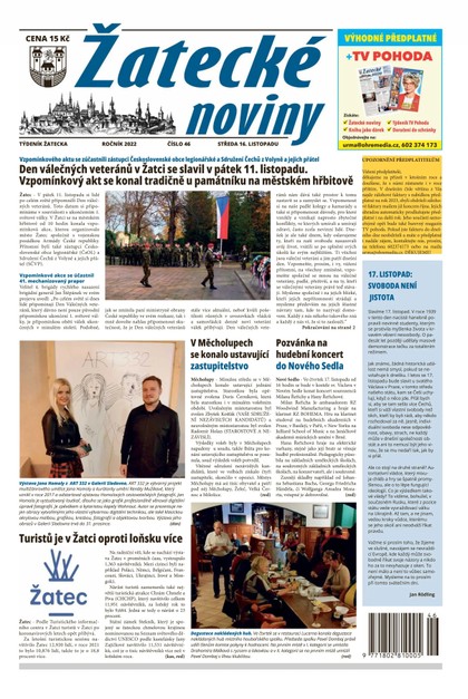 E-magazín Žatecké noviny 46/2022 - Ohře Media