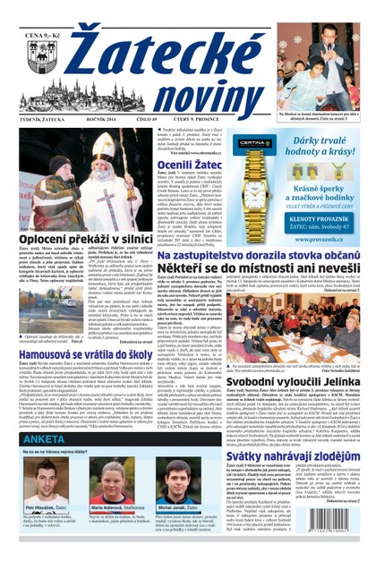 E-magazín Žatecké noviny 49/2014 - Ohře Media
