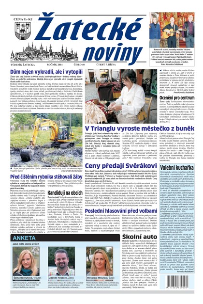 E-magazín Žatecké noviny 40/2014 - Ohře Media