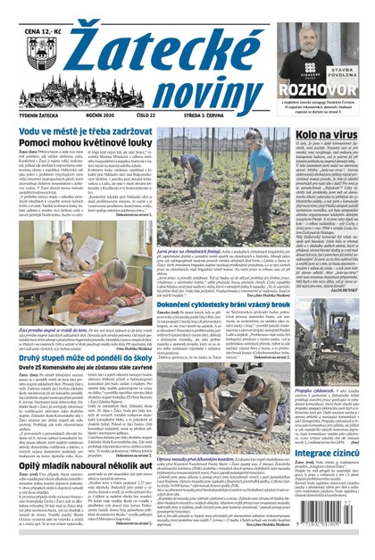 E-magazín Žatecké noviny 22/2020 - Ohře Media