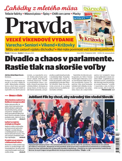 E-magazín Denník Pravda 17. 2. 2023 - OUR MEDIA SR a. s.