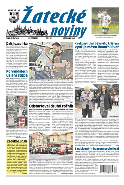 E-magazín Žatecké noviny 39/2021 - Ohře Media