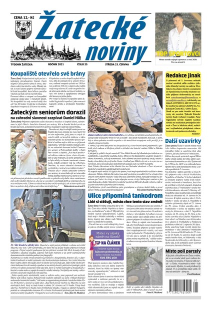 E-magazín Žatecké noviny 25/2021 - Ohře Media