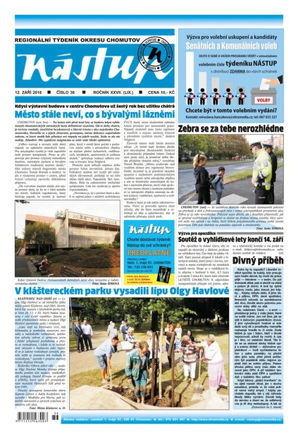 E-magazín Nástup 36/2018 - Ohře Media