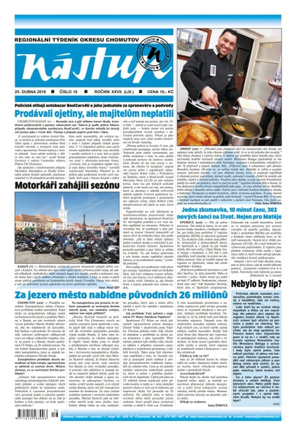 E-magazín Nástup 16/2018 - Ohře Media