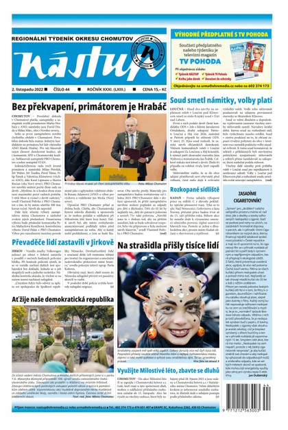 E-magazín Nástup 44/2022 - Ohře Media