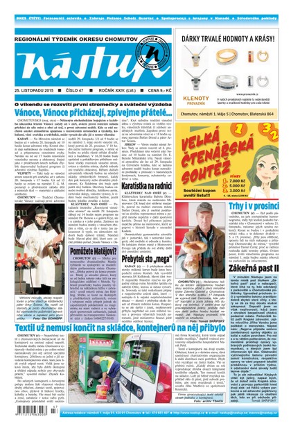 E-magazín Nástup 47/2015 - Ohře Media