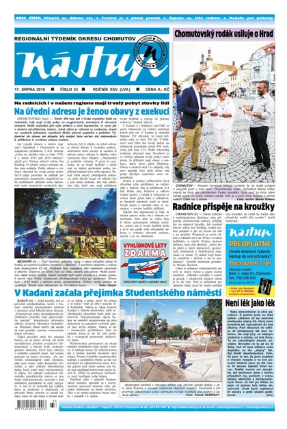 E-magazín Nástup 33/2016 - Ohře Media