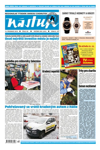 E-magazín Nástup 50/2016 - Ohře Media