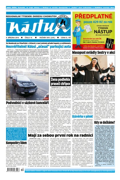 E-magazín Nástup 10/2016 - Ohře Media