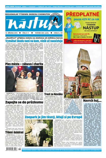 E-magazín Nástup 11/2016 - Ohře Media