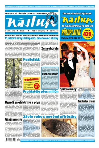 E-magazín Nástup 1/2016 - Ohře Media