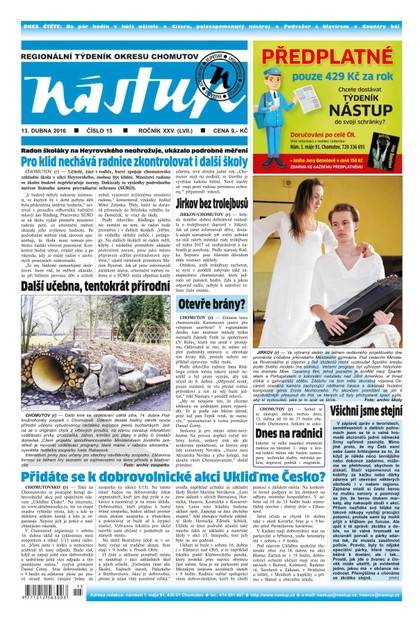 E-magazín Nástup 15/2016 - Ohře Media