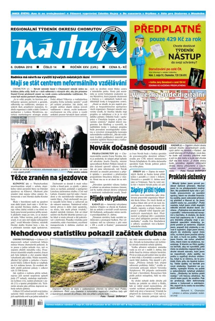E-magazín Nástup 14/2016 - Ohře Media
