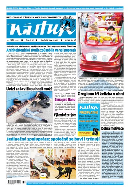E-magazín Nástup 37/2016 - Ohře Media