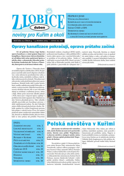E-magazín Zlobice – noviny pro Kuřim a okolí  4/2015 - Noviny Zlobice