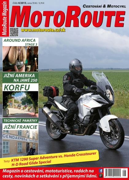 E-magazín MotoRoute Magazín 4/2015 - MotoRoute s.r.o.