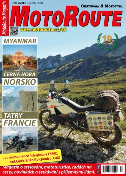 E-magazín MotoRoute Magazín 6/2014 - MotoRoute s.r.o.