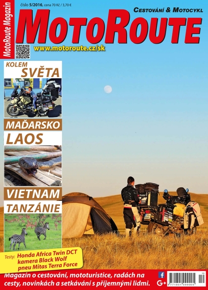 E-magazín MotoRoute Magazín 5/2016 - MotoRoute s.r.o.