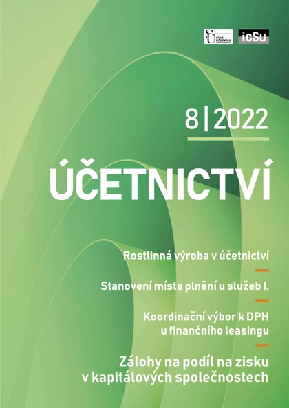 E-magazín Účetnictví 8/2022 - Svaz účetních České republiky, z. s.